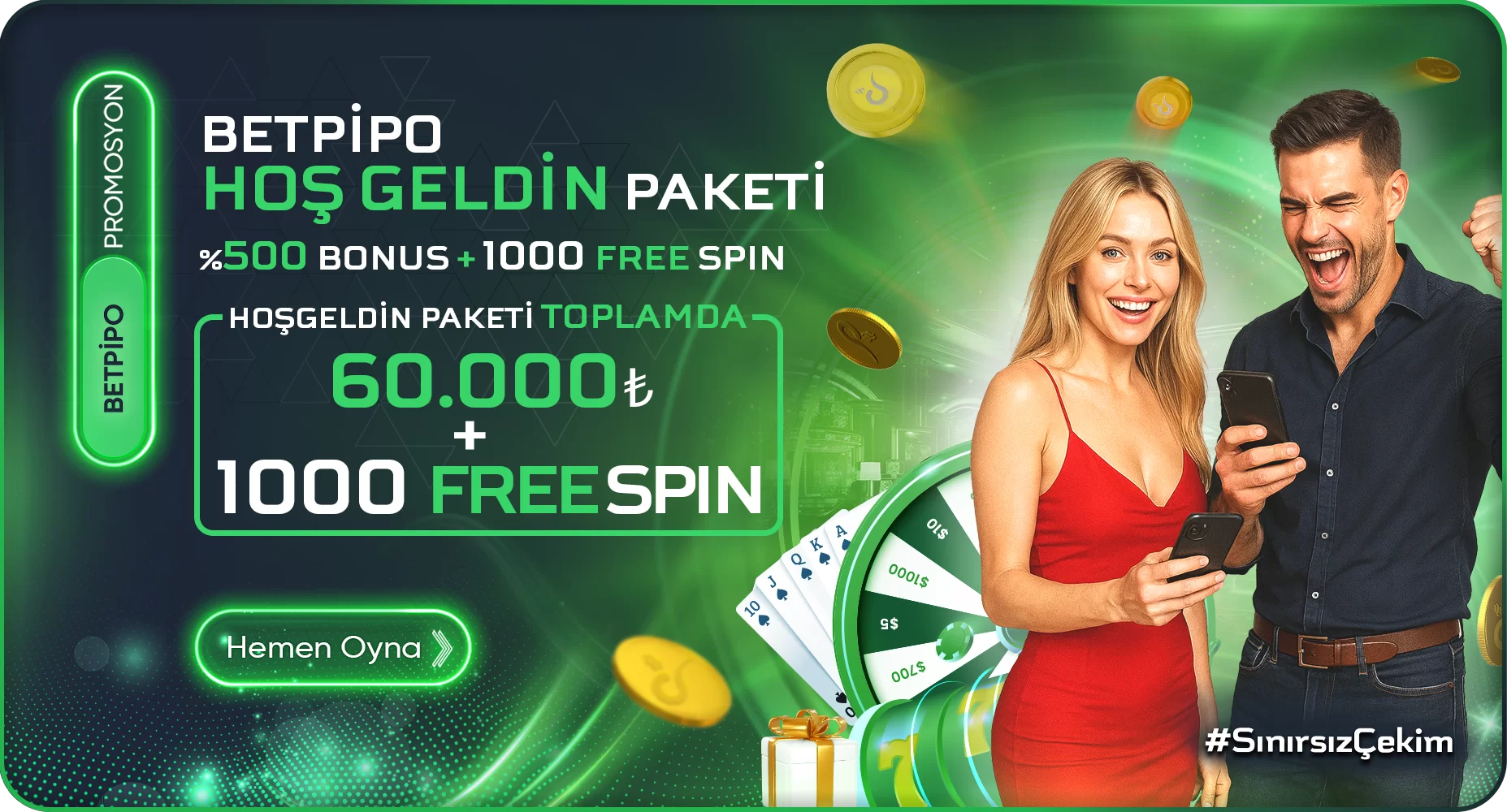 Betpipo Hoşgeldin Bonusu